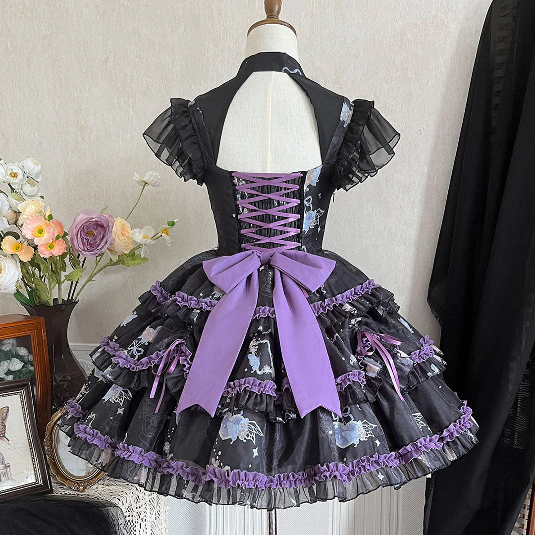 Lace Bow Lolita Dress - Image 7