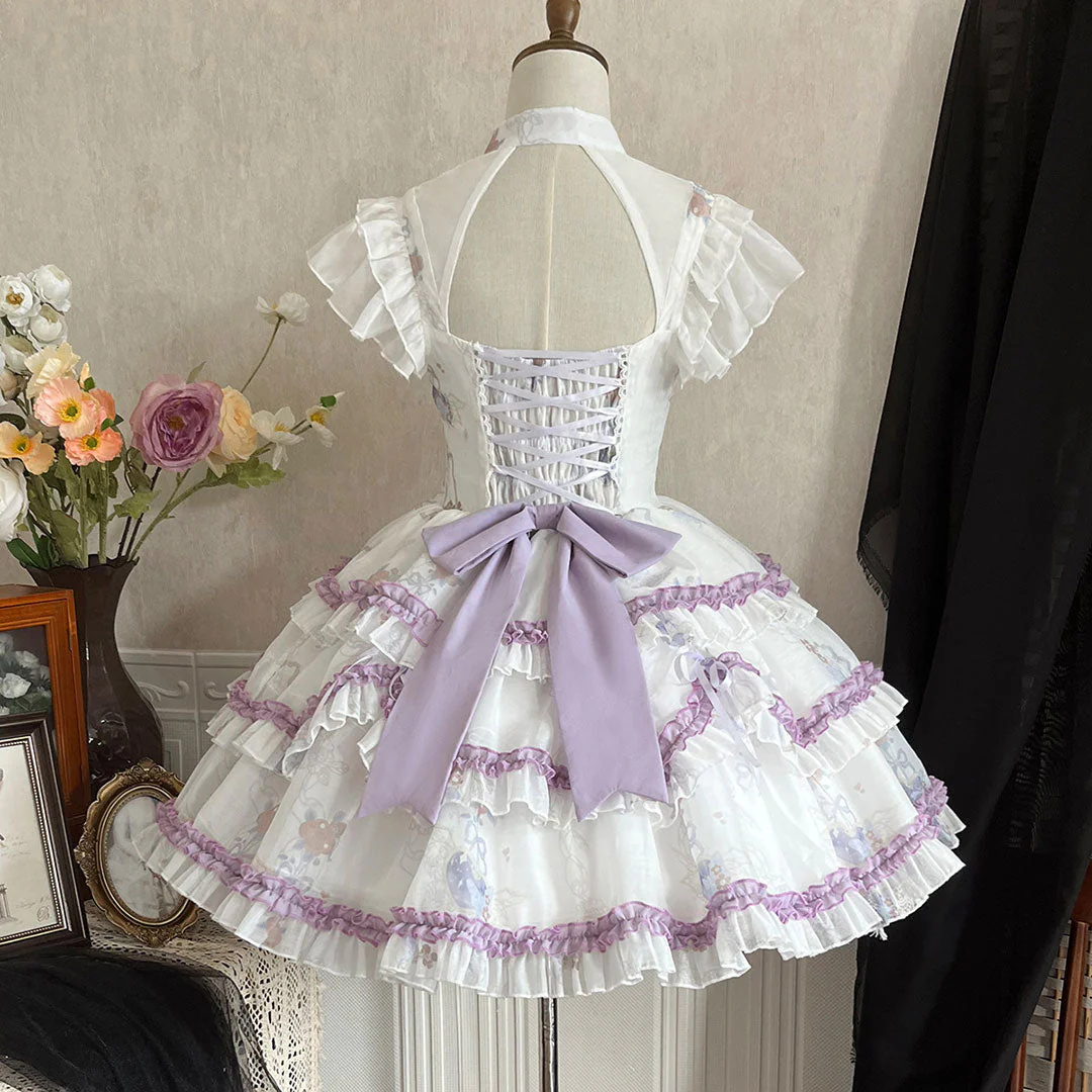 Lace Bow Lolita Dress - Image 8