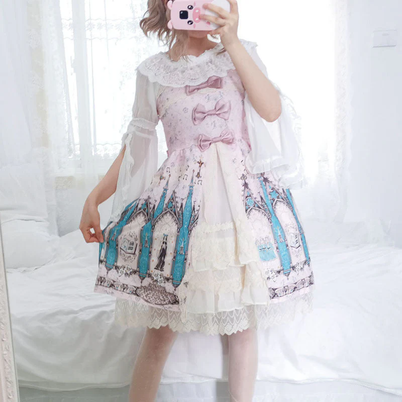 Lace Bow Lolita Dress - Image 5