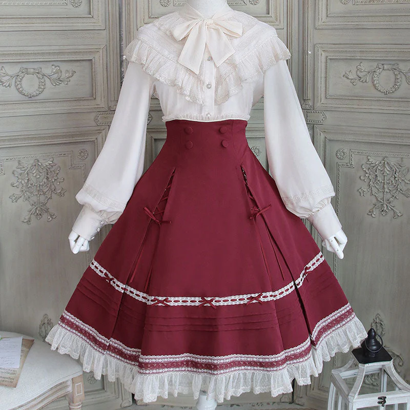 Lace Bow Skirt - Image 3