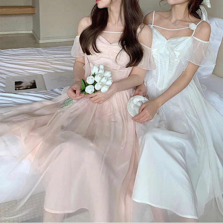 Lace Flower High waisted Dress - Image 5
