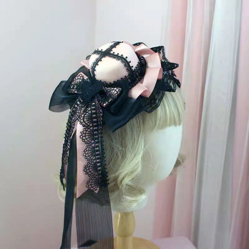 Lace Lolita Bow Headband - Image 2