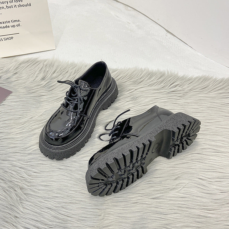 Lace Student Single Shoes Winter - Image 5