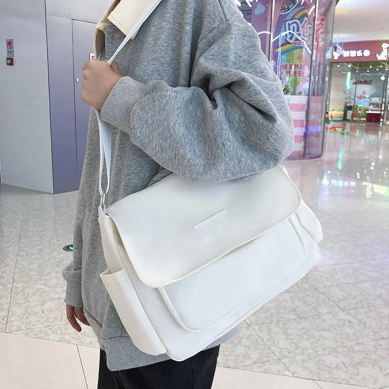 Large Canvas Satchel Bag - Image 7