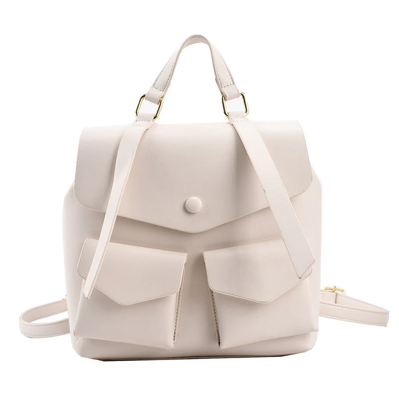 Large-capacity PU Multi-pocket Backpack - Image 7