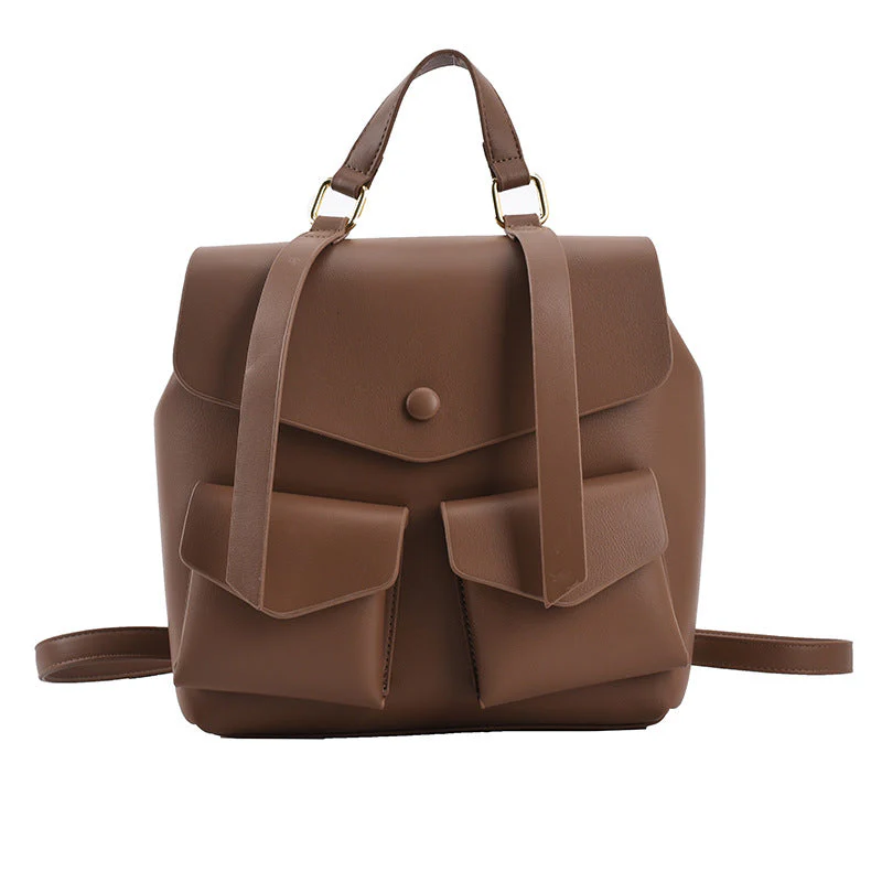 Large-capacity PU Multi-pocket Backpack - Image 8