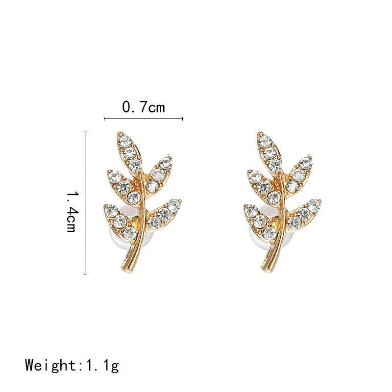 Leaf Stud Earrings - Image 8