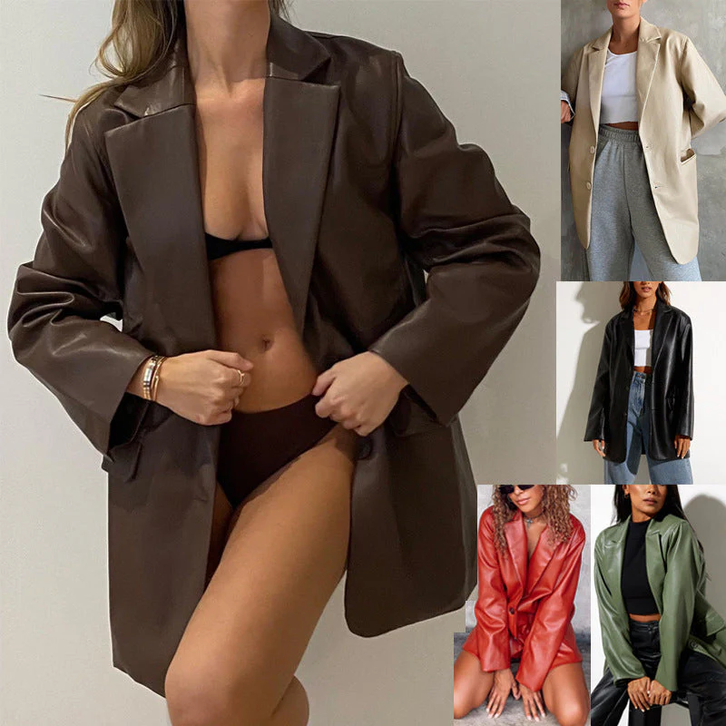 Leather Blazer - Image 9