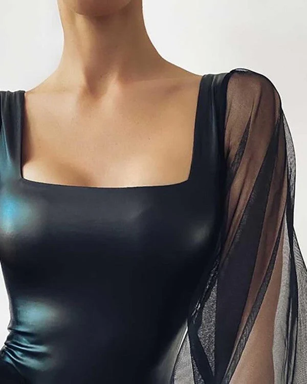 Leather Bodysuit - Image 3