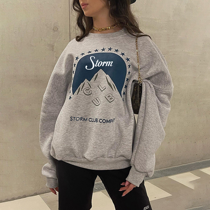 Logo Print Pullover Sweatshirt - Image 2