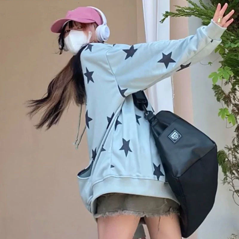 Logo Star Graphic Zip Up Hoodie - Image 7