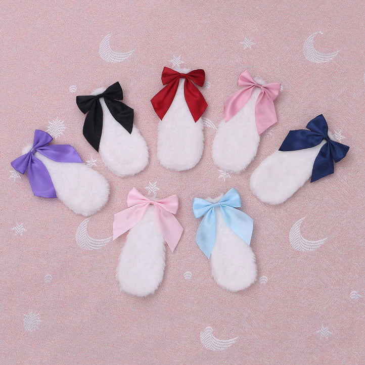 Lolita Bow Bunny Ear Hairpin - Image 2