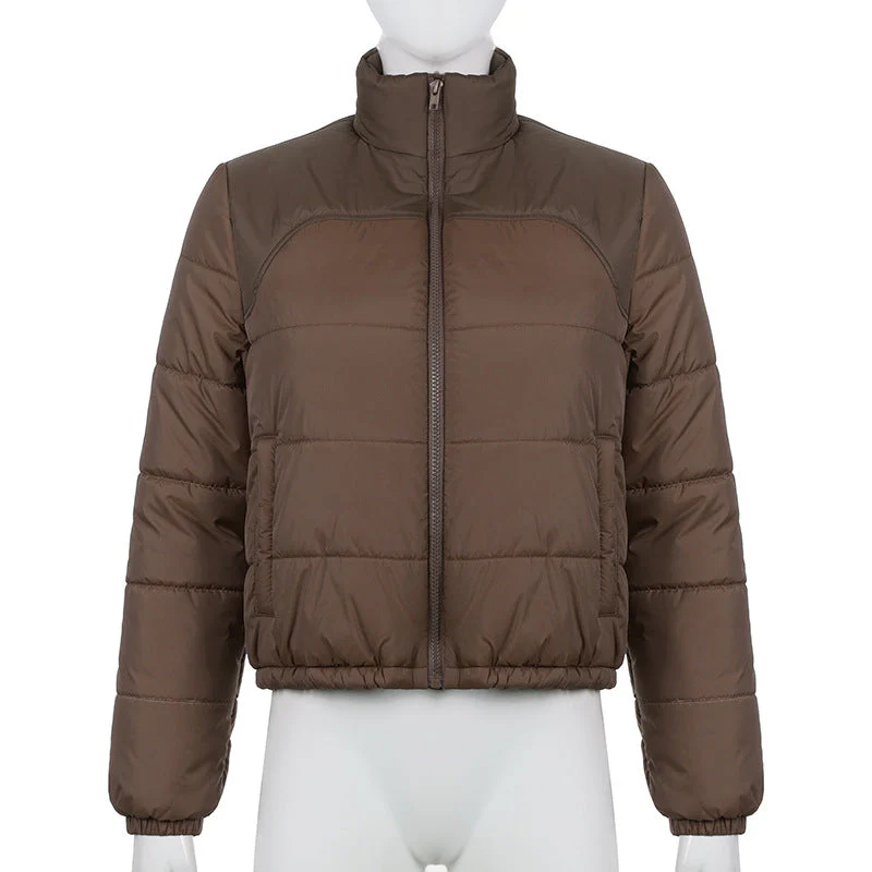 Long Sleeve Warm Cotton Jacket - Image 6