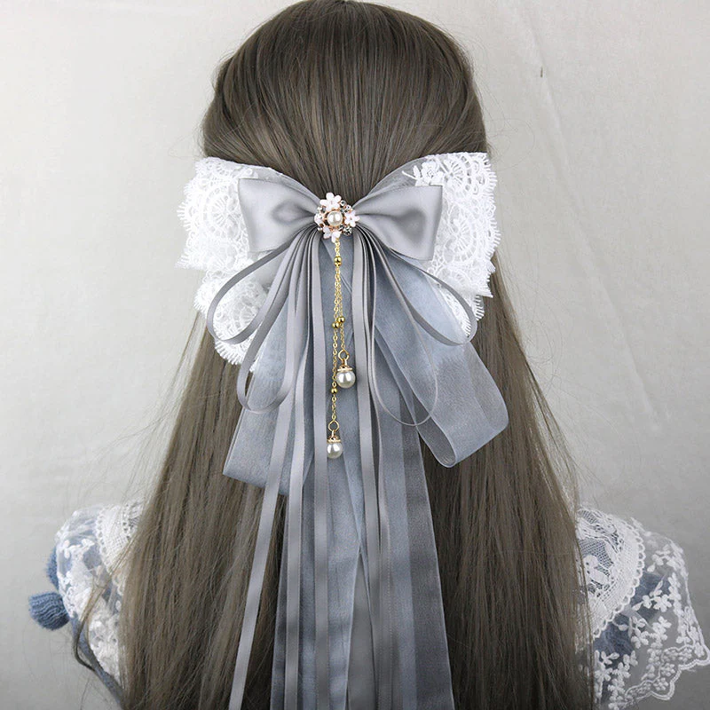 Long Tail Bow Hair Pin - Image 10