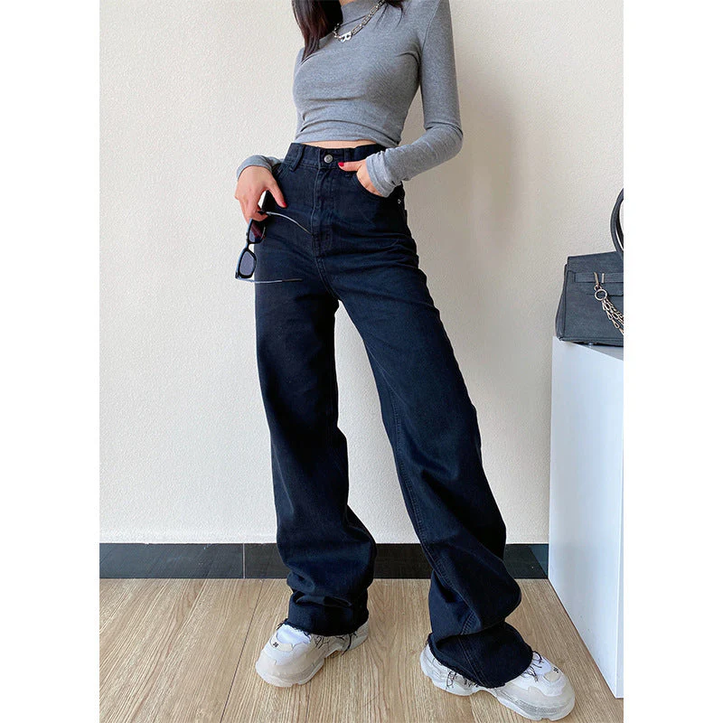 Loose High Waist Skinny White Jeans - Image 4
