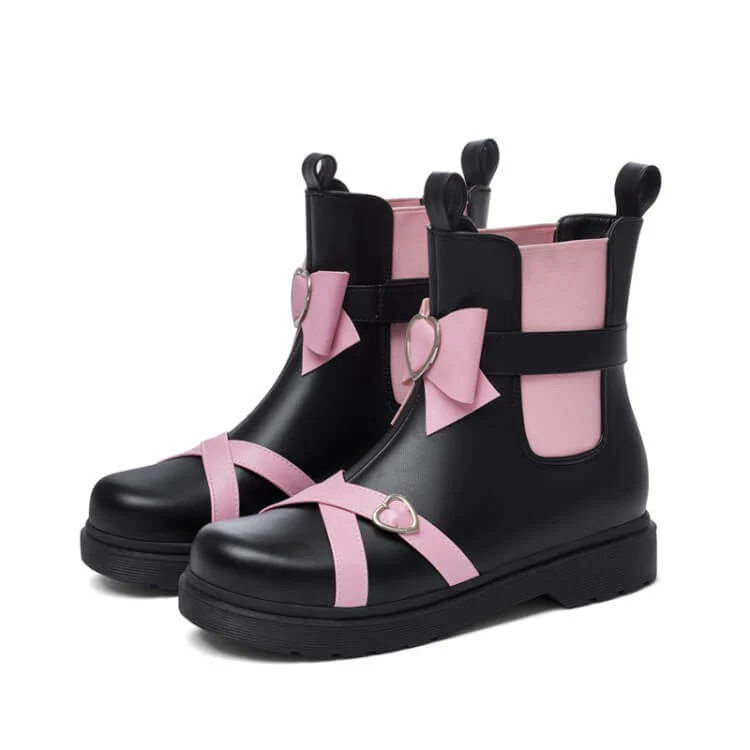 Love Bow Flat Boots - Image 3
