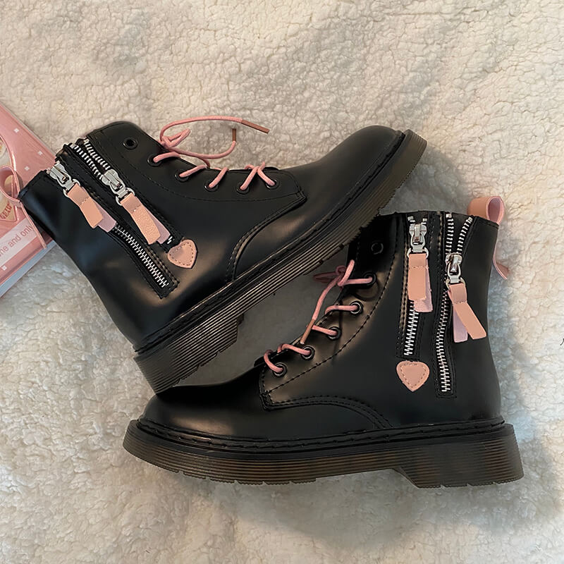 Love Zipper Boots - Image 2