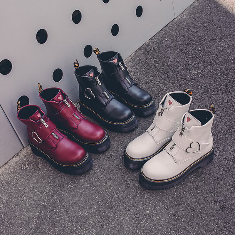 Love Zipper Boots - Image 2