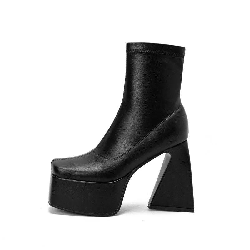 Low Top Square Toe Boots - Image 10