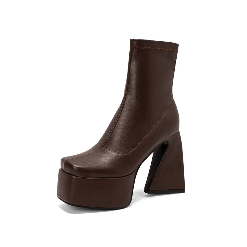 Low Top Square Toe Boots - Image 6