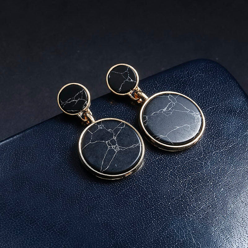 Marble Geometric Earrings - Image 9