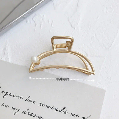 Matte metal horsetail clip - Image 4