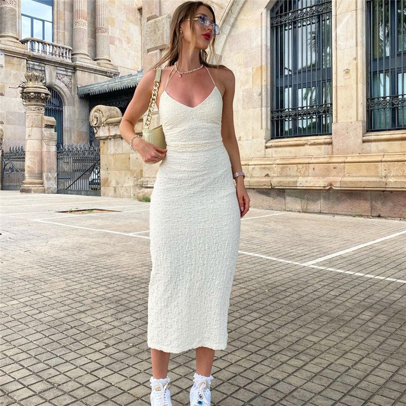 Mid Length Slit Dress - Image 2