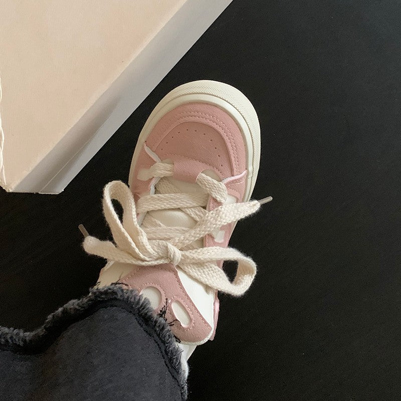 Neon Pink Aesthetic Sneakers - Image 4