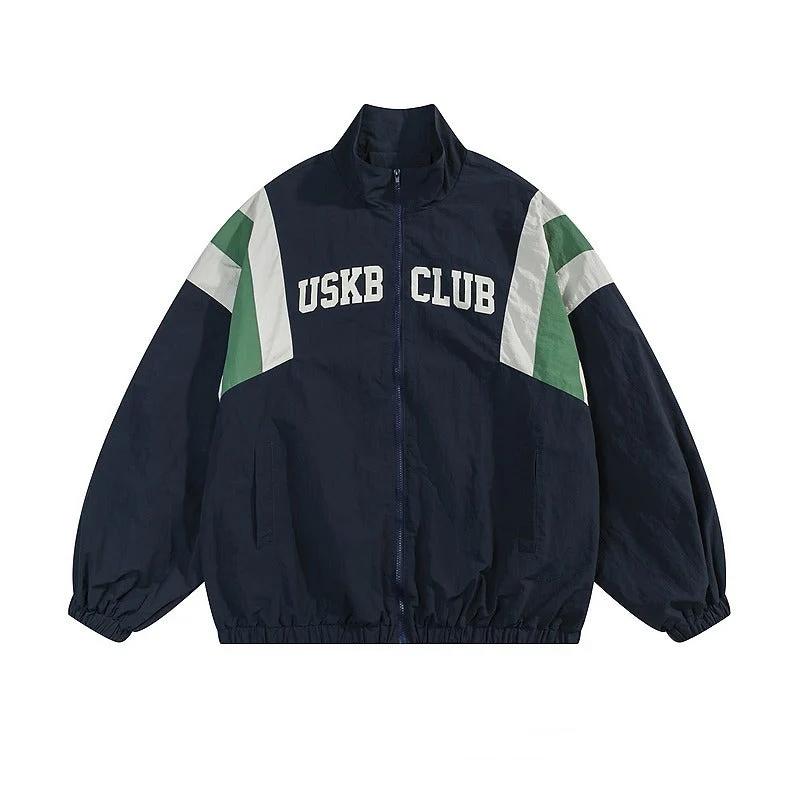 Outdoor Color Block Splice Oversized Jacket - Image 7