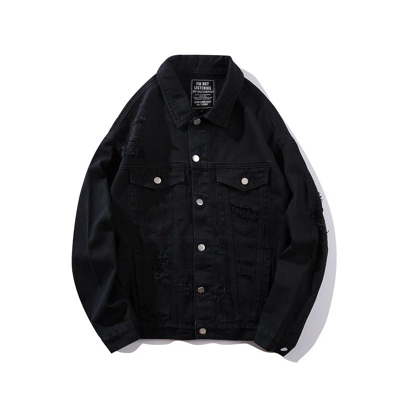 Oversized BF.Borfend Street Denim Jacket - Image 7