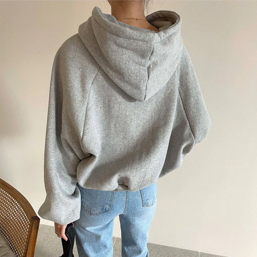 Oversized Embroidery Street Hoodie - Image 4