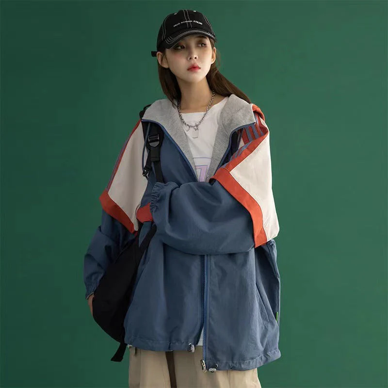 Oversized Reverse Hooded Jacket - Image 2