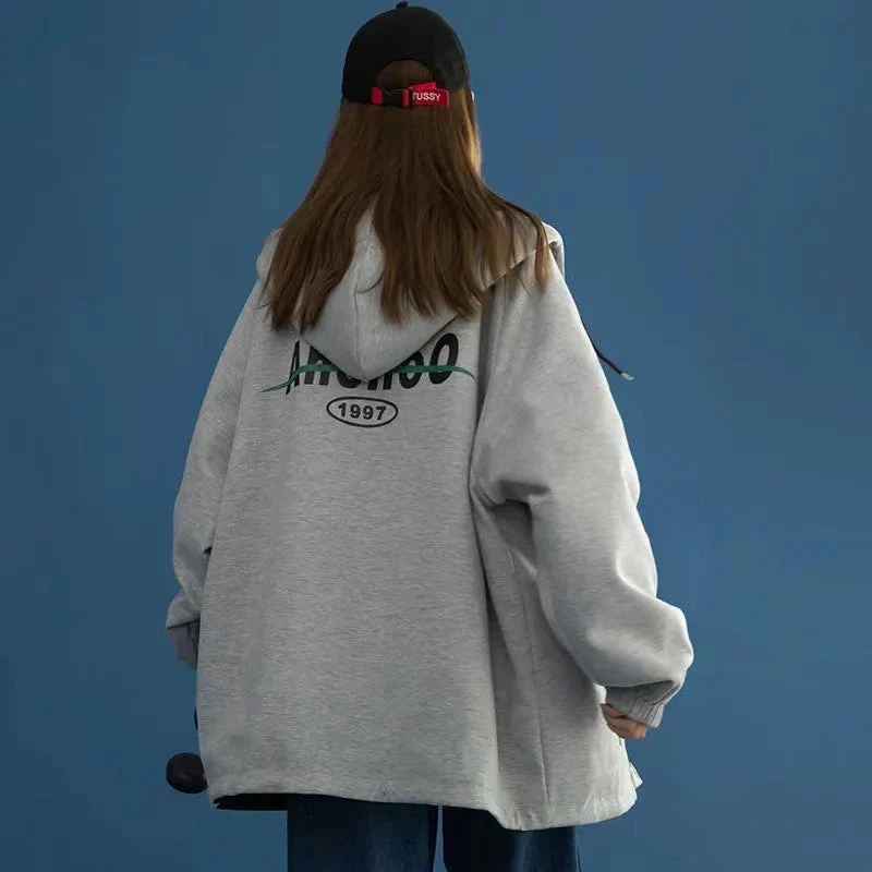 Oversized Reverse Hooded Jacket - Image 5