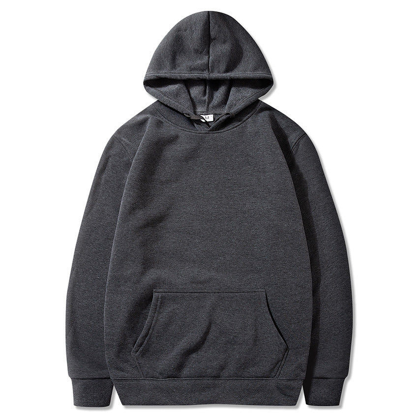 Oversized Solid Color Pullover Hoodie - Image 11