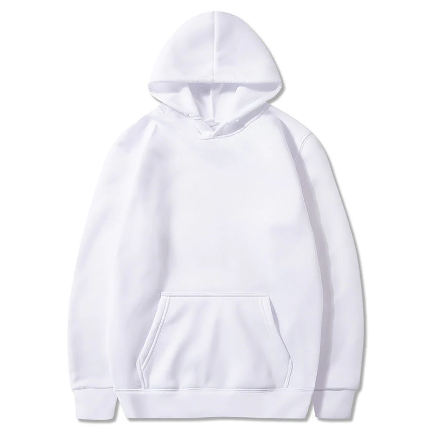Oversized Solid Color Pullover Hoodie - Image 12