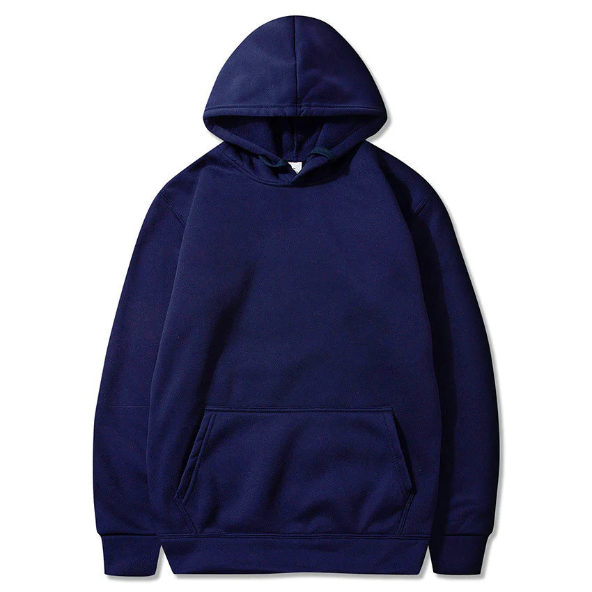 Oversized Solid Color Pullover Hoodie - Image 5