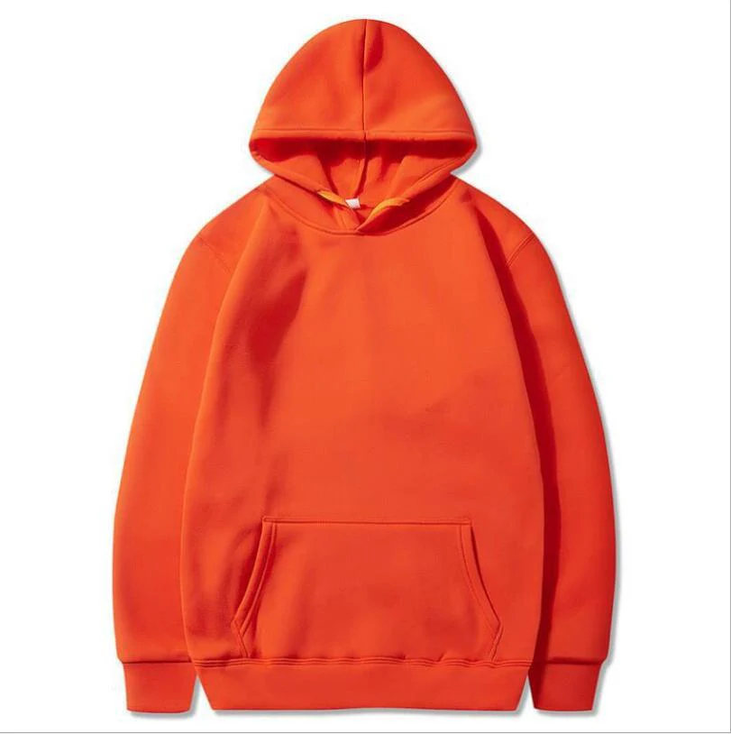 Oversized Solid Color Pullover Hoodie - Image 8