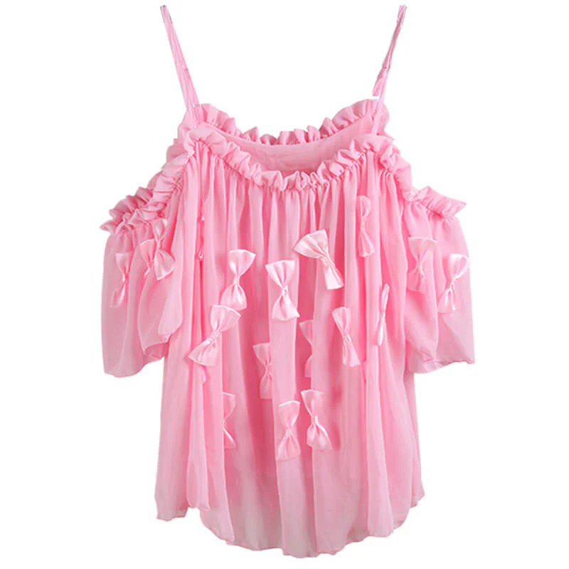 Pastel Bow Sling Dress - Image 2