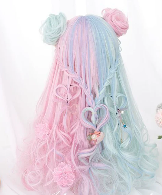 Pastel Ice Cream Wig - Image 2