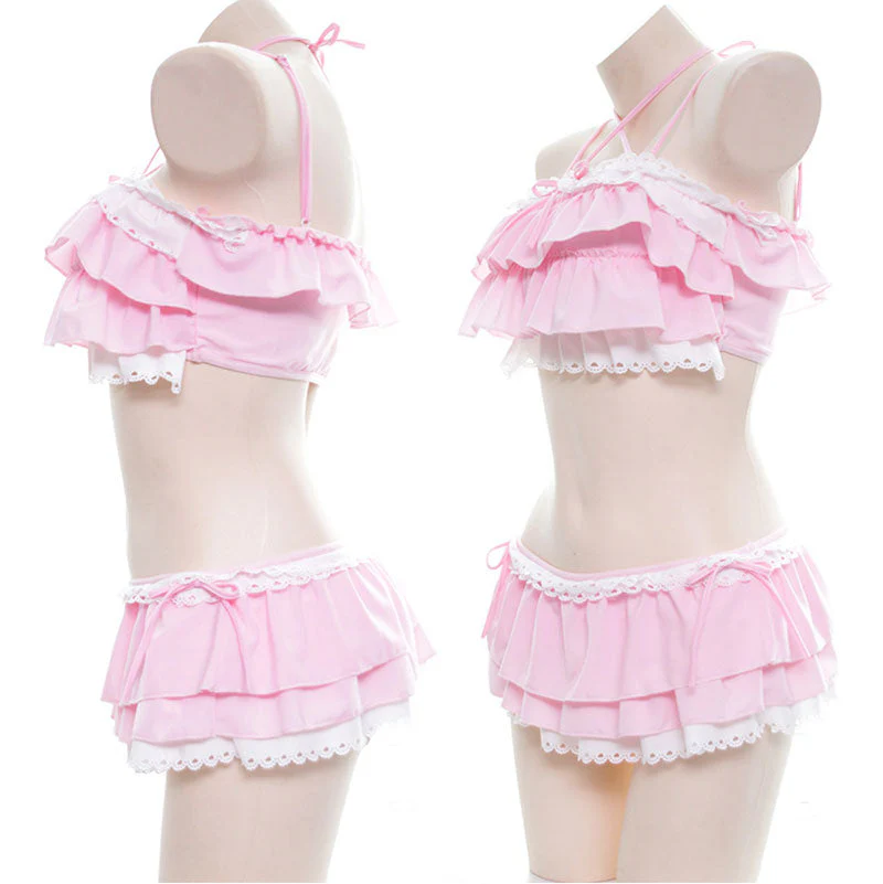 Pastel Lace Swimwear - Image 4