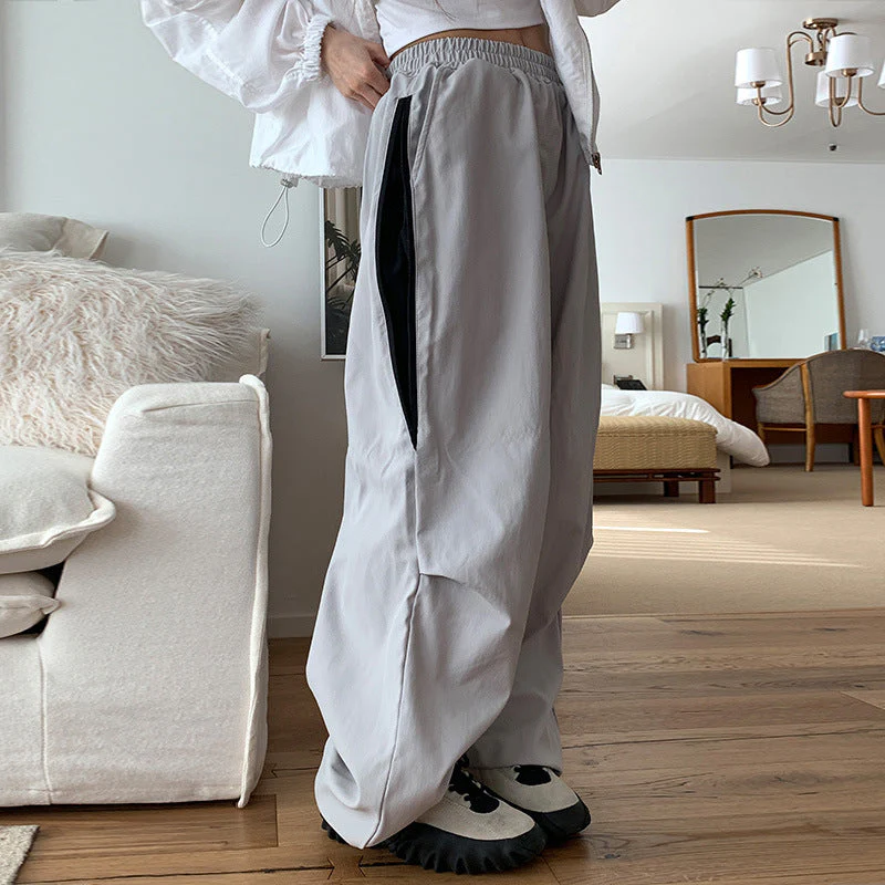 Patchwork Baggy Sweatpants - Image 10