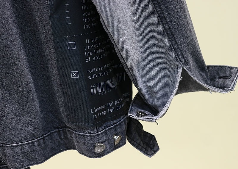 Patchwork denim jacket - Image 6