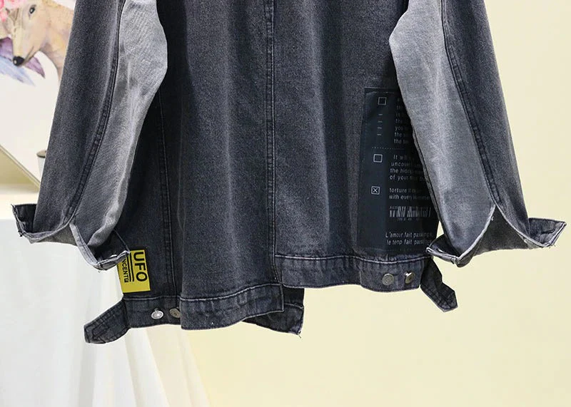Patchwork denim jacket - Image 7