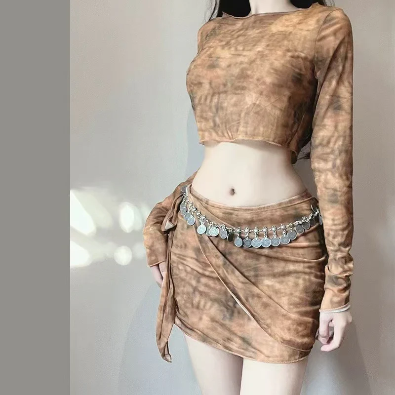 Patchwork Hooded Two-Piece Set - Image 4