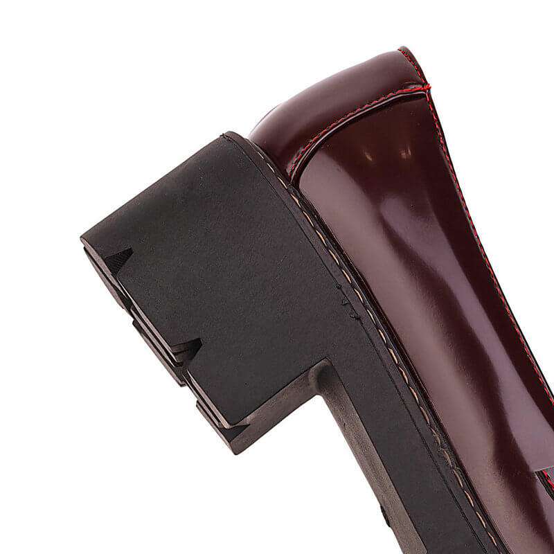 Patent Leather Student Shoes - Image 5
