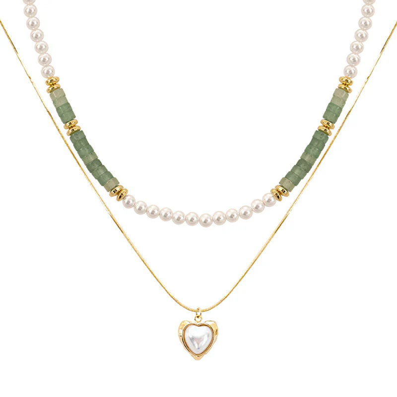 Pearled Heart Necklace - Image 5