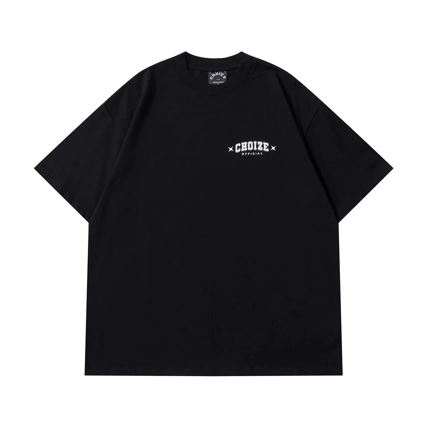 Phantom Letter Print Oversized Short Sleeve Tee - Image 3