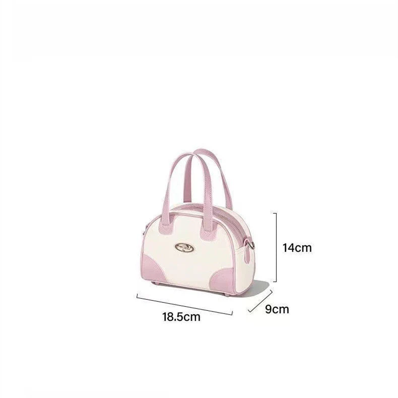 Pink and White Candy Crossbody Bag - Image 9