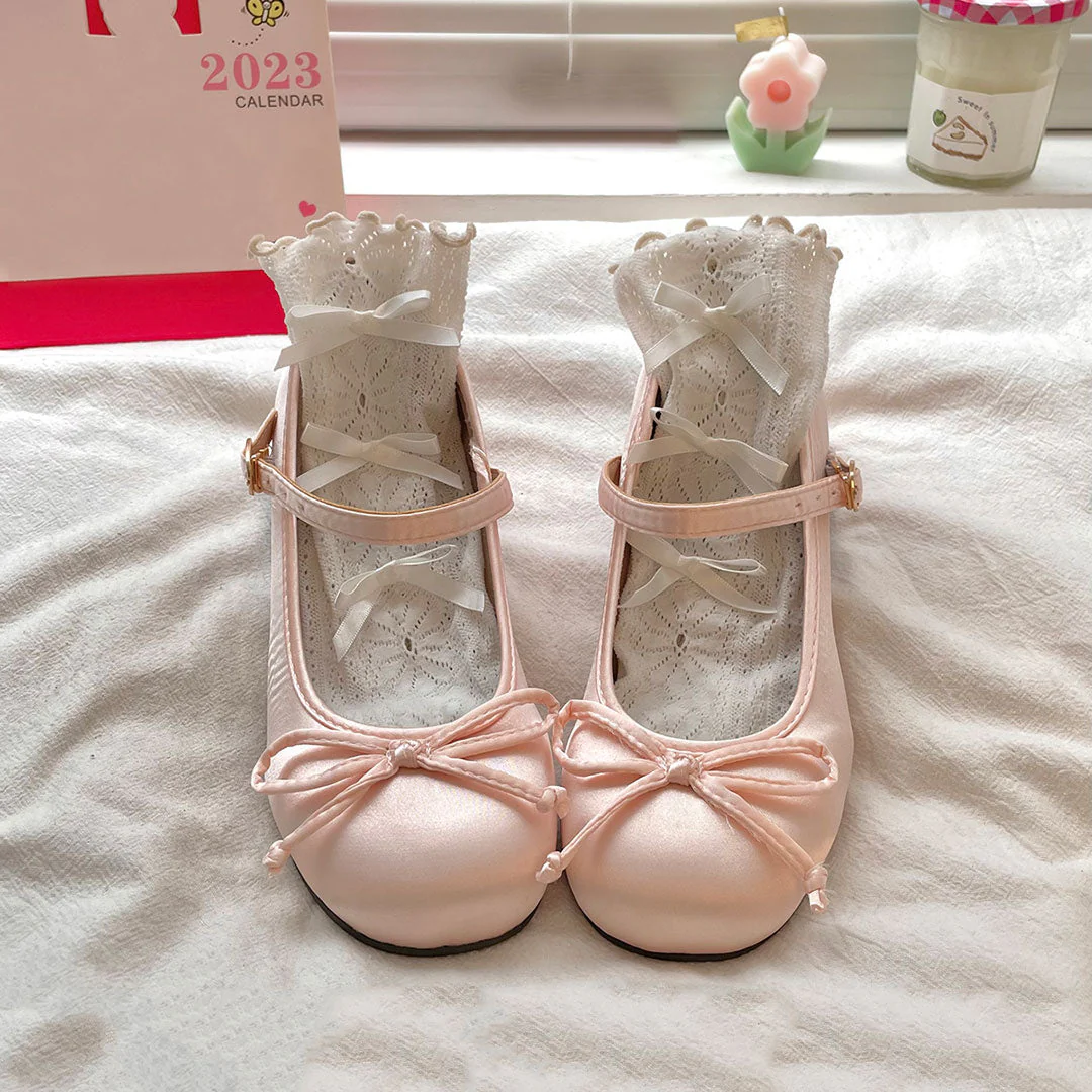 Pink Bow Princess Shoes - Image 2