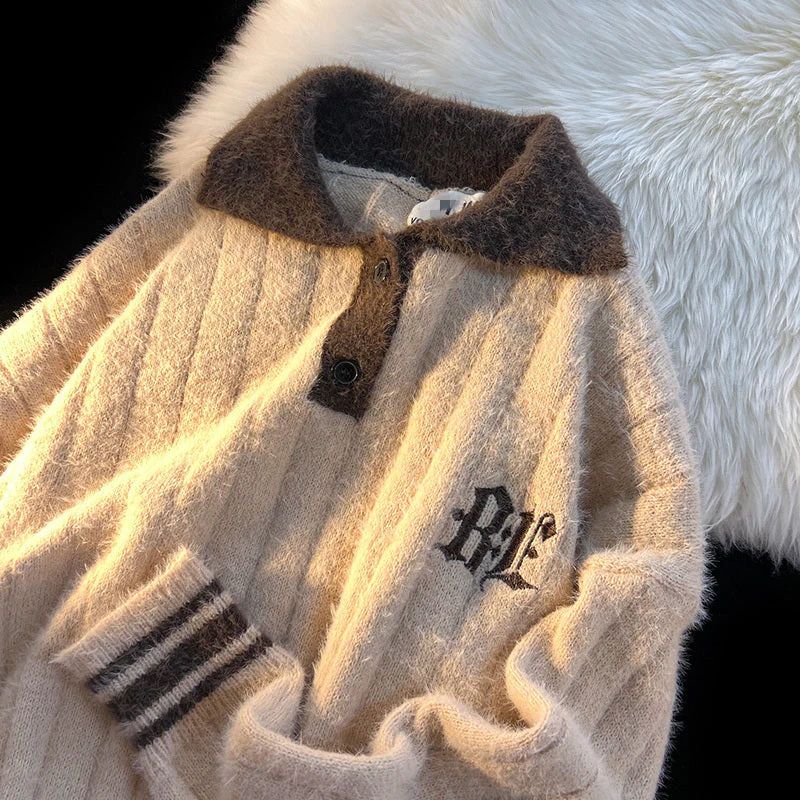 Polo Neck Cozy Knit Sweater - Image 6